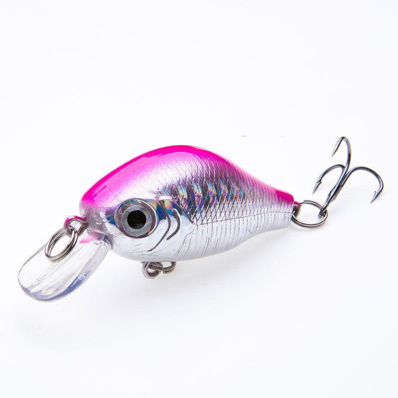 2 Pcs Small Deep Diving Crankbaits 38mm 8g Hard Artificial Baits Minnow for Bass Pesca Carp Perch Fishing Lures Tackle