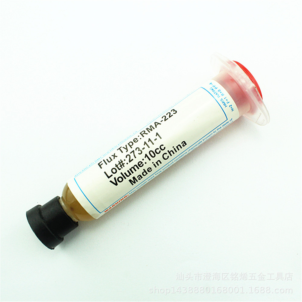 供应RMA-223助焊膏 10cc针筒焊油 焊接工具 助焊剂