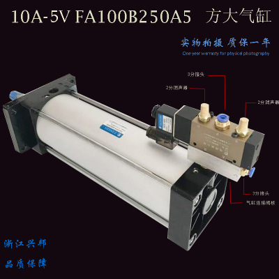 广东肇庆方大气缸10A-5V FA100B250A5带阀除尘气缸FA63B127A5现货|ms