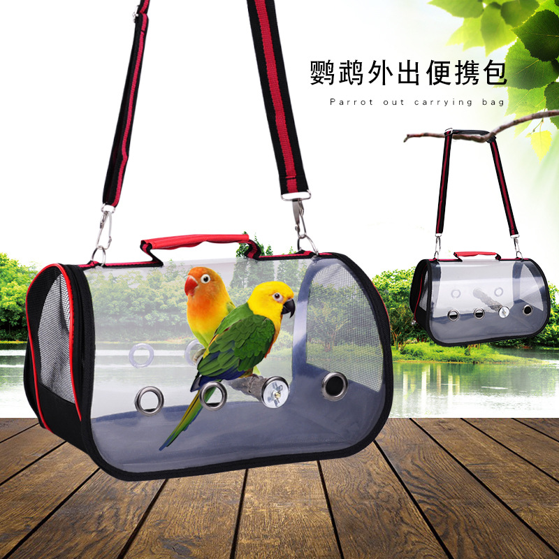Transparent handheld purse, backpack, bag strap to go out