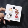 Acrylic brooch for elderly, set, decorations, new collection, wholesale