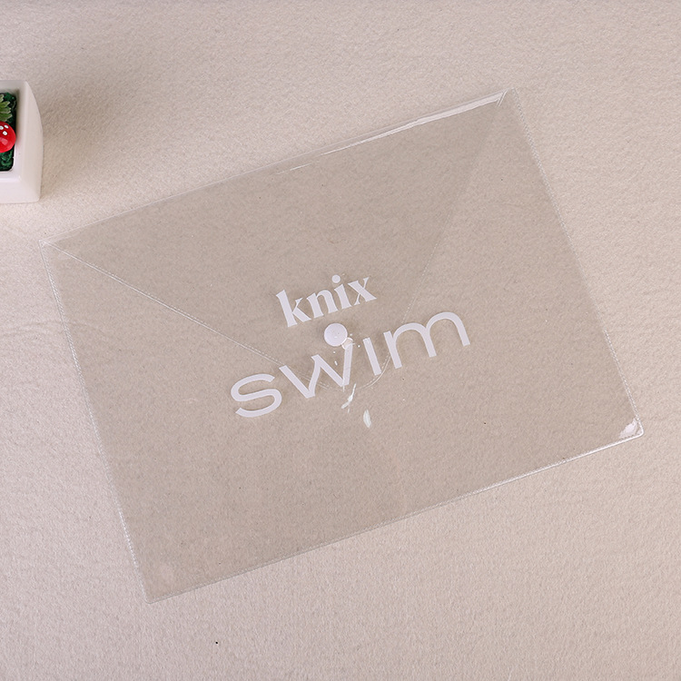 厂家直供eva信封文件袋PVC磨砂半透礼品袋PVC按扣袋