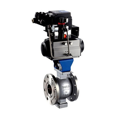 ZSHV重庆气动V型调节球阀，不锈钢厂家|ms