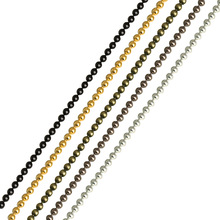 10米/包 鐵制珍珠鏈 波仔鏈吊牌圓珠鏈 diy手工飾品配件