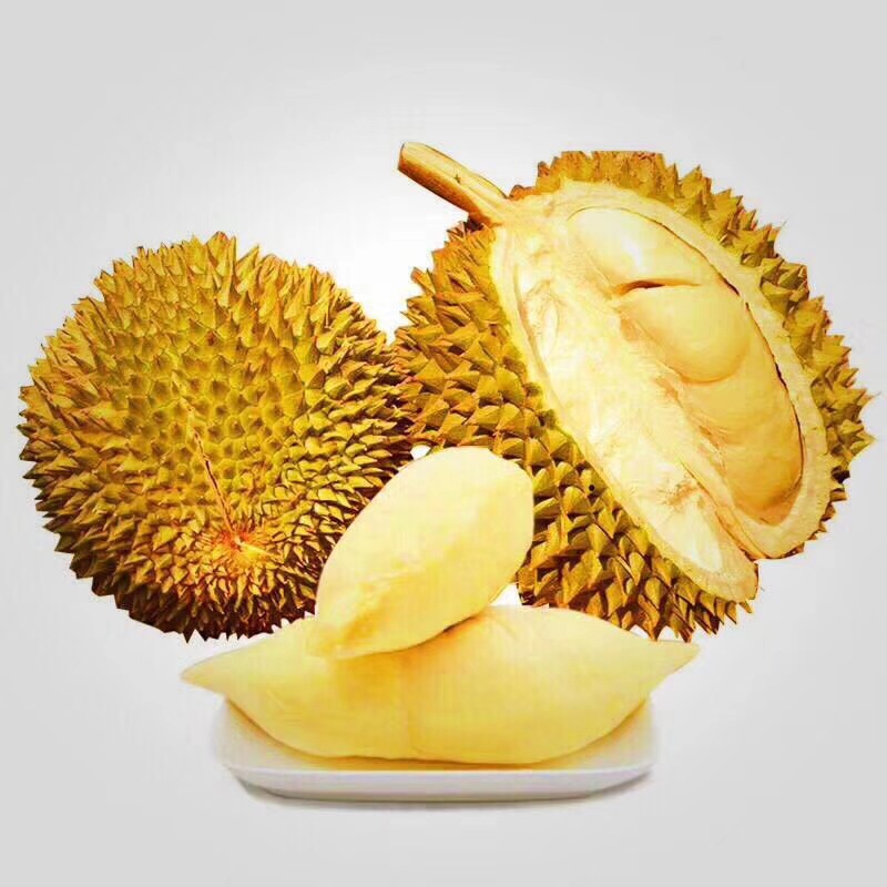 泰国金枕头榴莲树上熟2-10斤新鲜带壳 巴掌榴莲 一件代发|ms