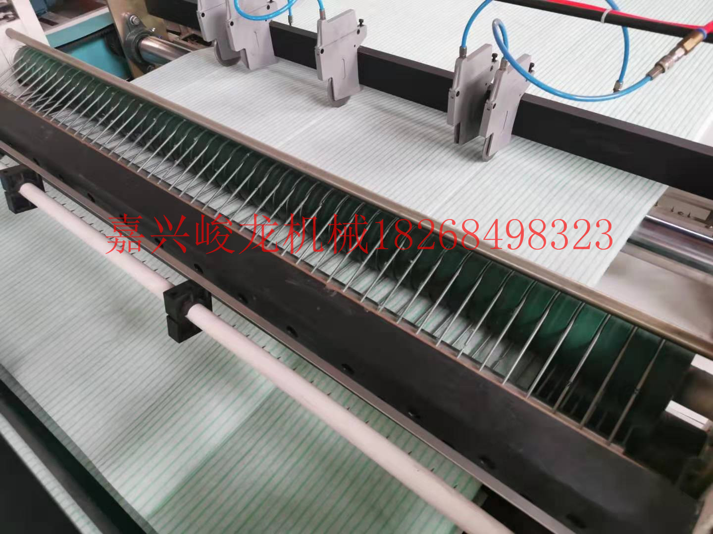 嘉兴峻龙无纺布印刷洗洁精肥皂水烘干切片机器 一次性擦澡巾设备