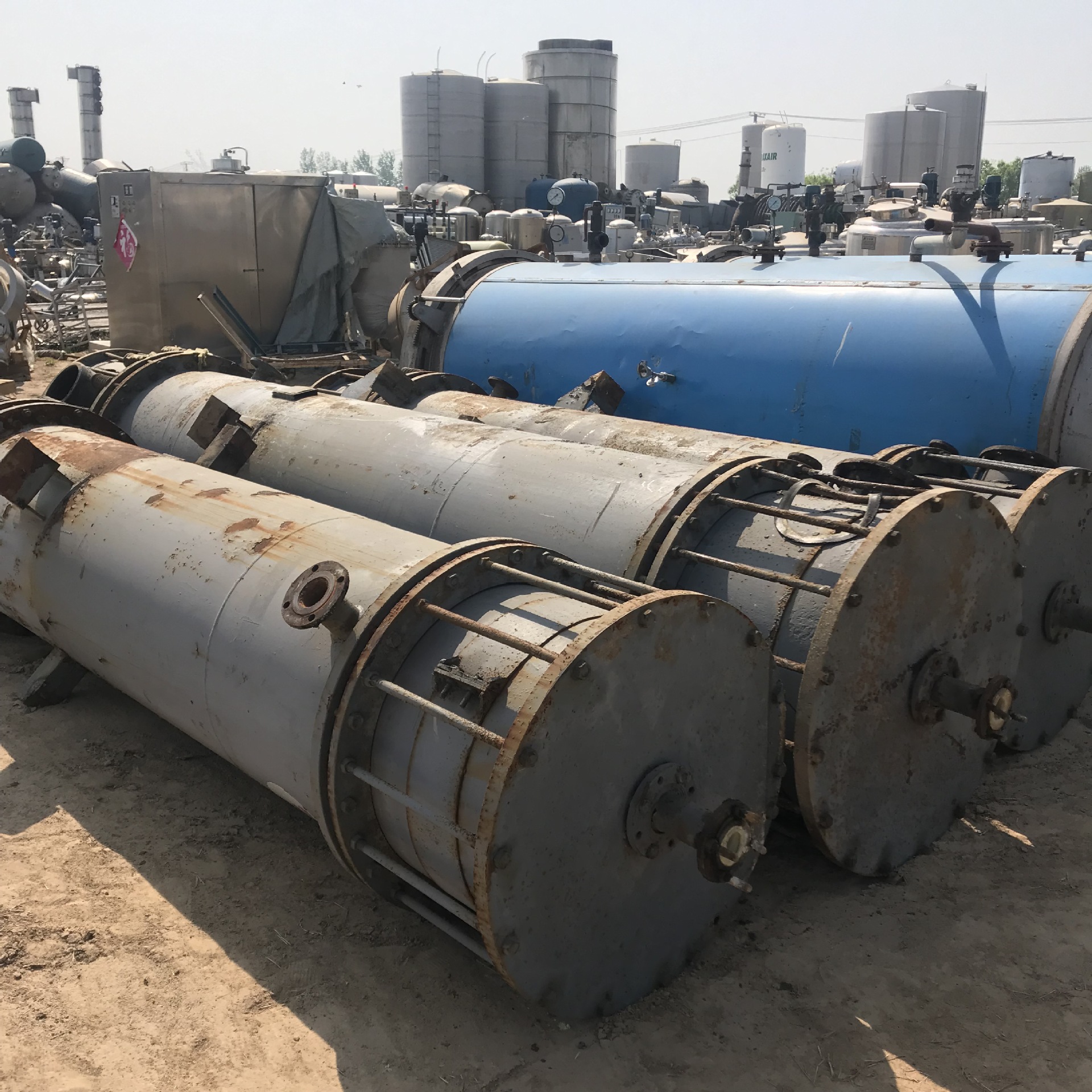 二手石墨吸收器 二手块孔石墨换热器 二手80平方石墨吸收器