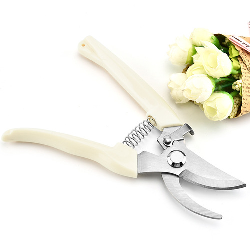 Stainless steel elbow pruning shears multi-purpose garden scissors orchard flower branch fruit picking shears garden branch tool shears