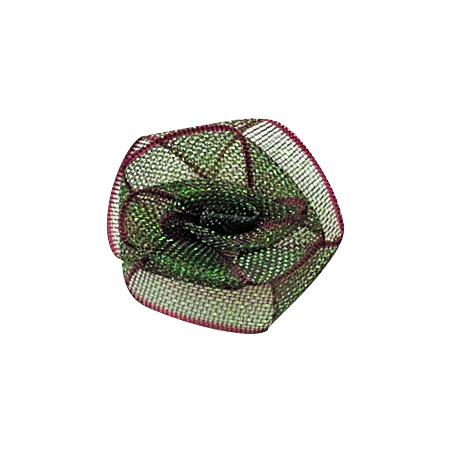 Yao Ming hecho a mano de 1,5 cm de ancho de la cinta Rosa cinta multicolor té Rosa tocado horquilla cuerda de pelo Decoración