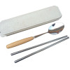 Handle stainless steel, chopsticks, set, Birthday gift, 4 piece set, wholesale