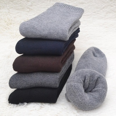 袜子男冬季纯棉加厚棉袜冬天中筒保暖毛巾袜秋冬款长筒加绒毛圈袜|ms