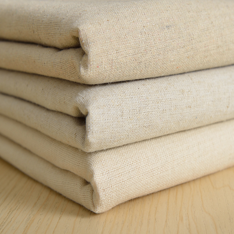Linen fabric original color plain background cotton linen cloth sofa diy patchwork handmade tablecloth fabric Linen fabric original color plain background cotton linen cloth sofa diy patchwork handmade tablecloth fabric