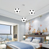 Modern and minimalistic creative basketball football ceiling lamp for bedroom, Amazon