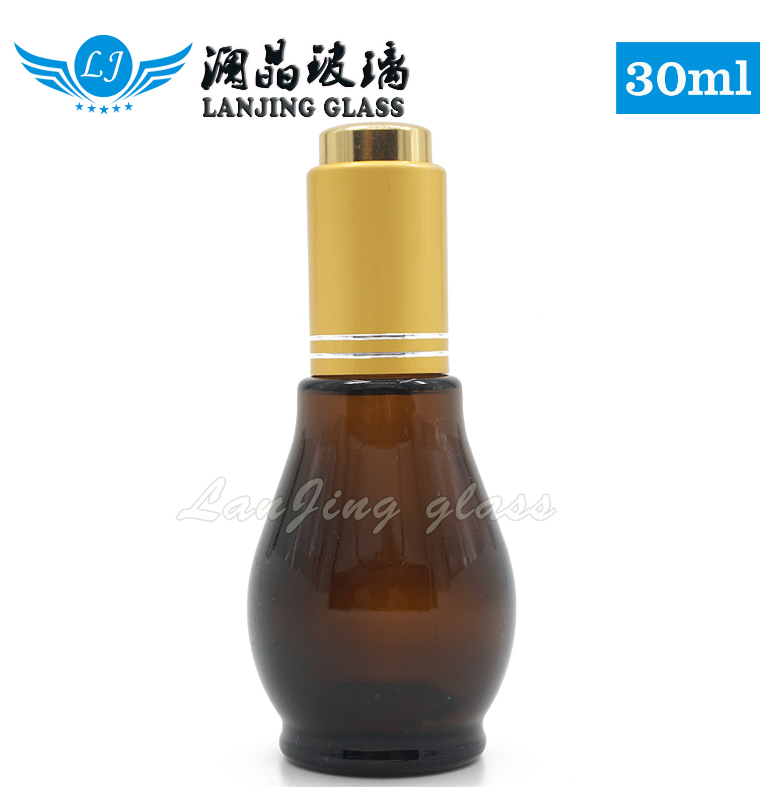 精油瓶30ml 葫芦瓶单葫芦瓶棕色 现货供应玻璃瓶【厂家清货】