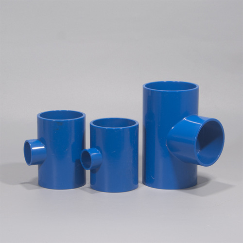 Manufacturer wholesale PVC 125-200 size reducer tee water supply plastic fitting adapter