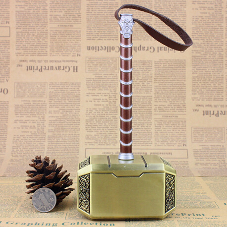 Avengers: Thor 4 - Thor's Hammer Love and Thunder Large Hammer Metal Model Statue Boxed 20cm