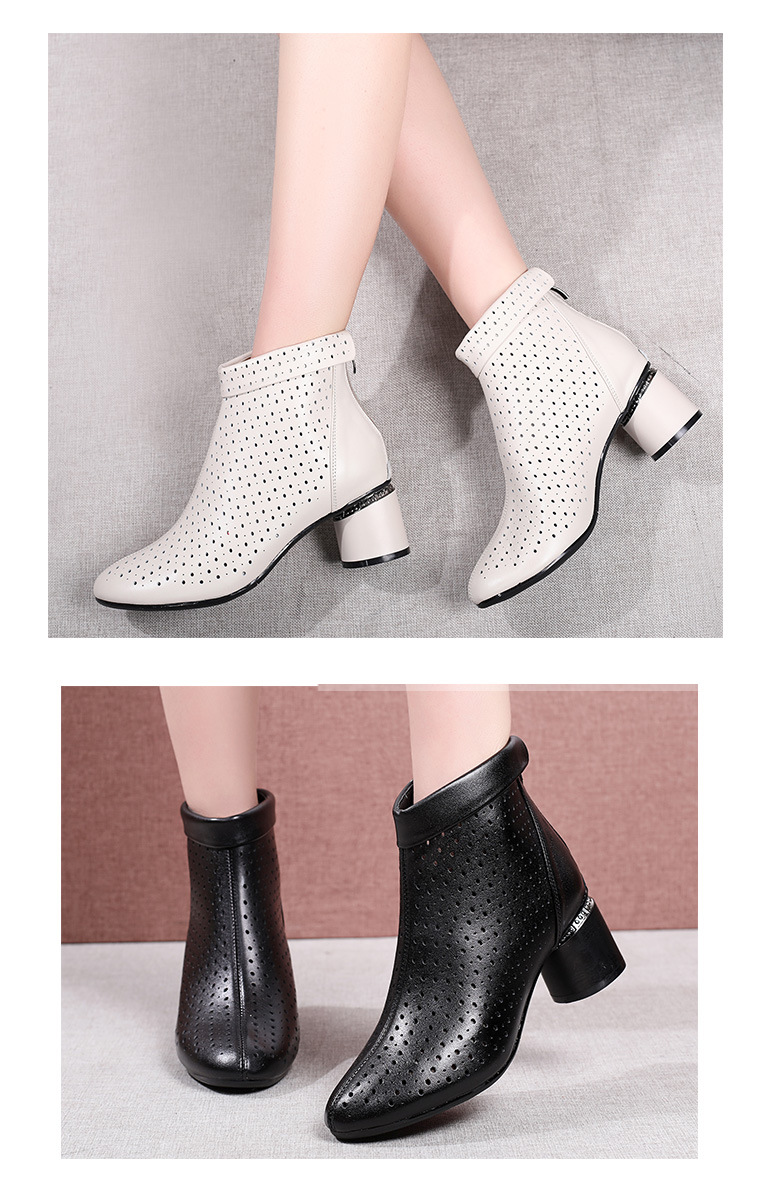 Bottes femme en En cuir - Ref 3355133 Image 16