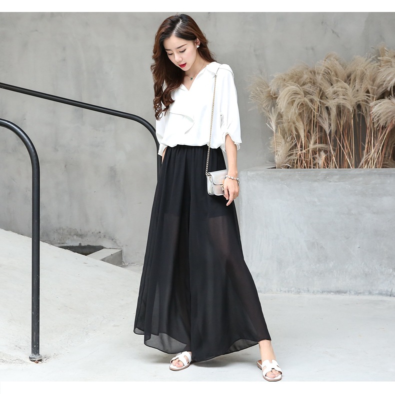 详情1韩版雪纺裤