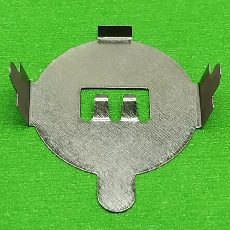 CR2450电池弹片 插件电池片 2450电池扣 2450电池座