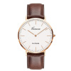 Classic ultra thin dial, watch, nylon quartz watches suitable for men and women for leisure, paired watches for beloved, simple and elegant design