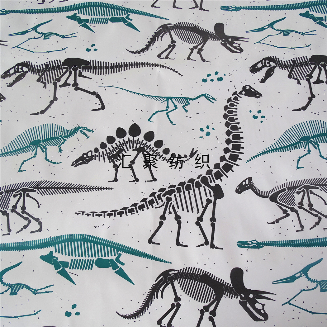 油墨数码印花 3D立体小恐龙花型  皮革数码印花