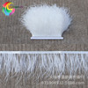 Manufacturer currently sells ostrich wool cloth edge multi -color optional auxiliary materials wedding decorative feathers champagne starting from 10 meters from 10 meters