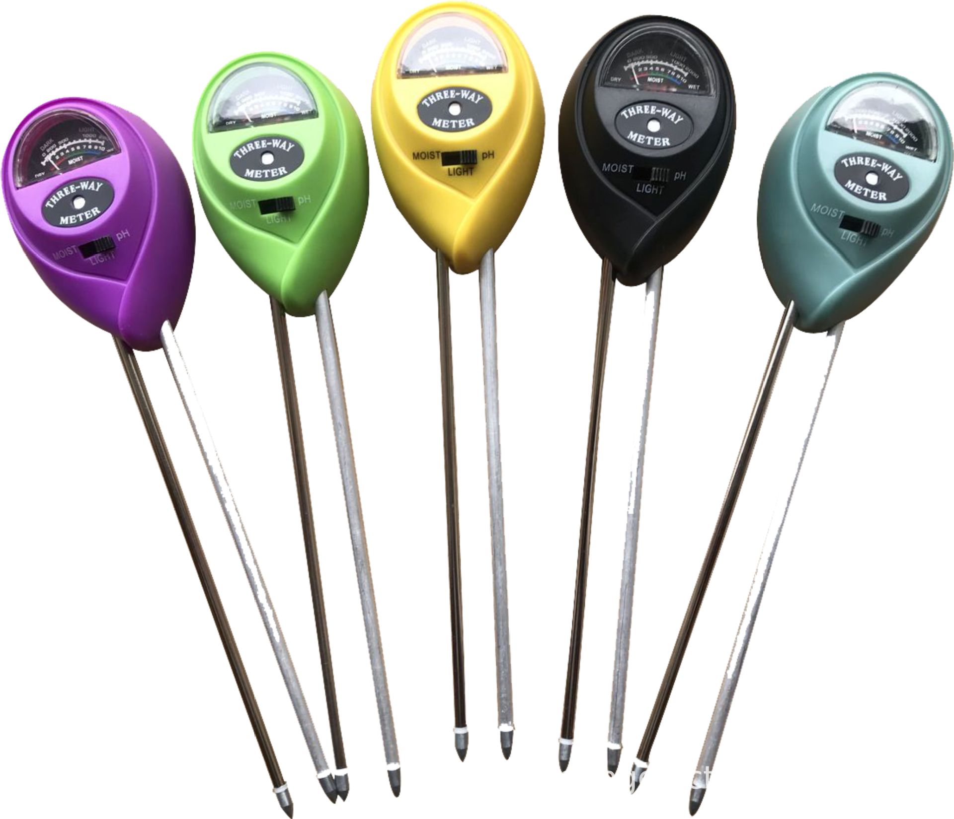 升级三合一土壤测试仪 PH计 土壤湿度计 光照度 精度土壤检测仪