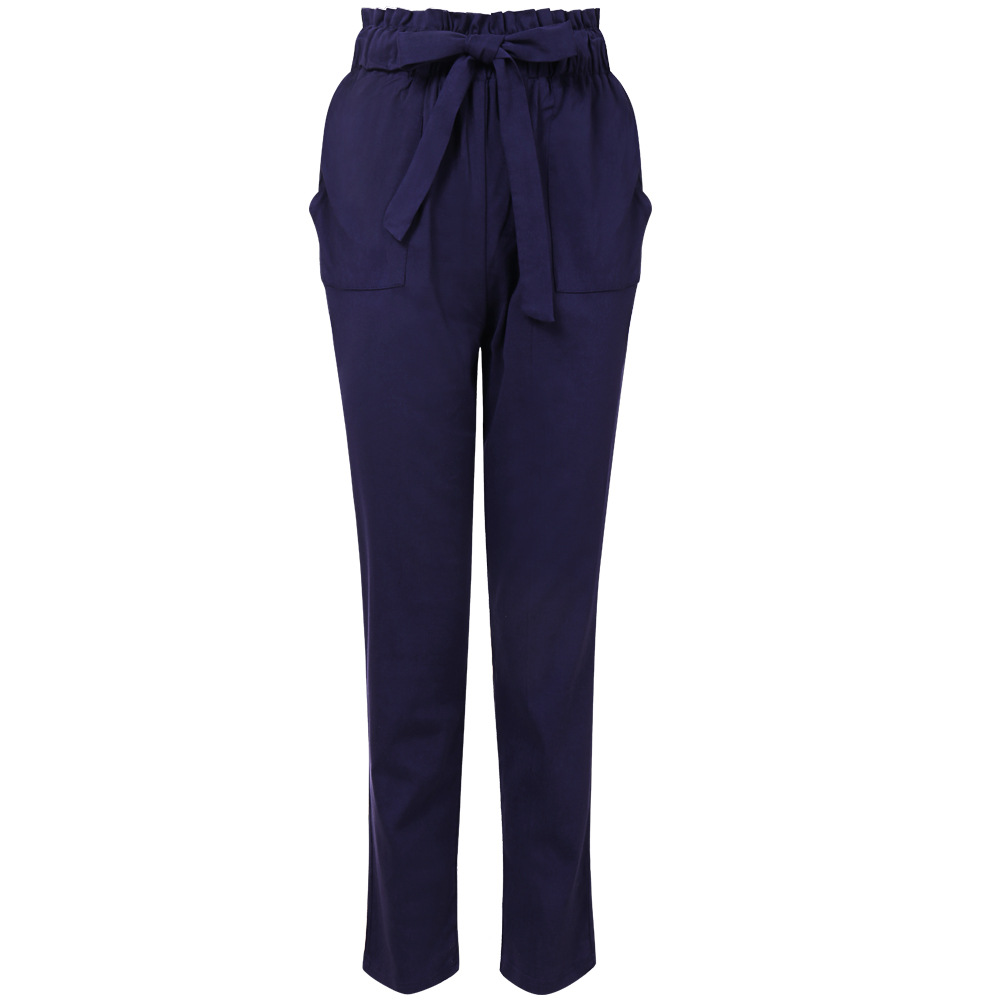 high-waist all-match casual pants NSSA34570