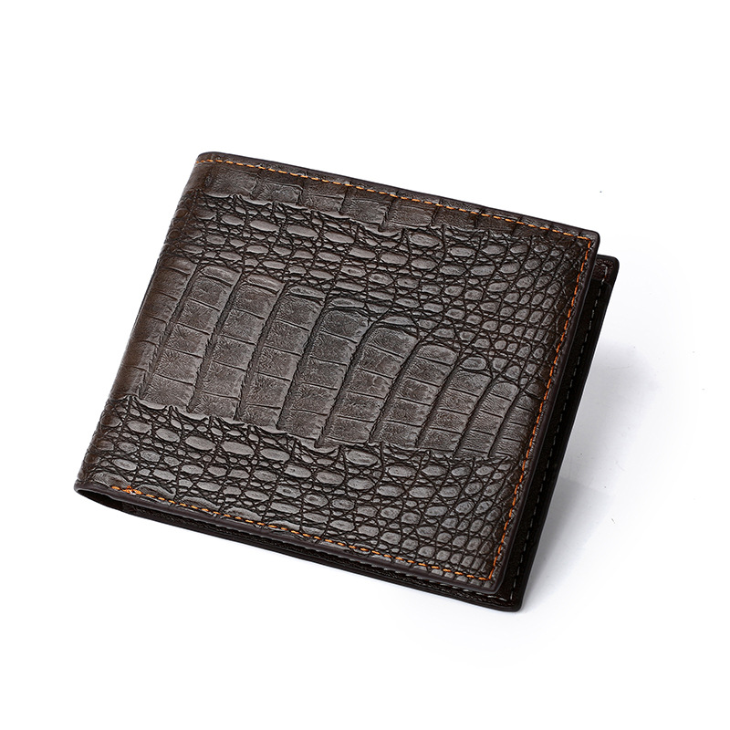 Men's Solid Color Pu Leather Open Coin Purses display picture 2