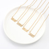 Necklace stainless steel, jewelry, accessory, suitable for import, new collection, 2022