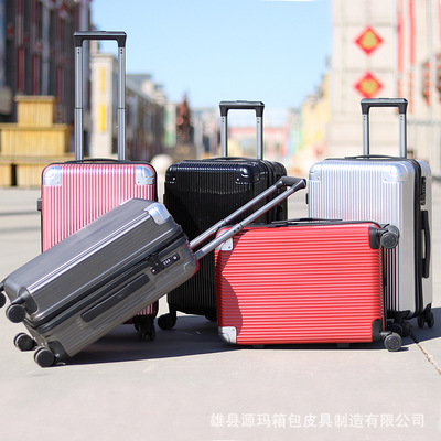 网红行李箱防水旅行箱万向轮拉杆箱定制 20寸创意款箱包一件代发