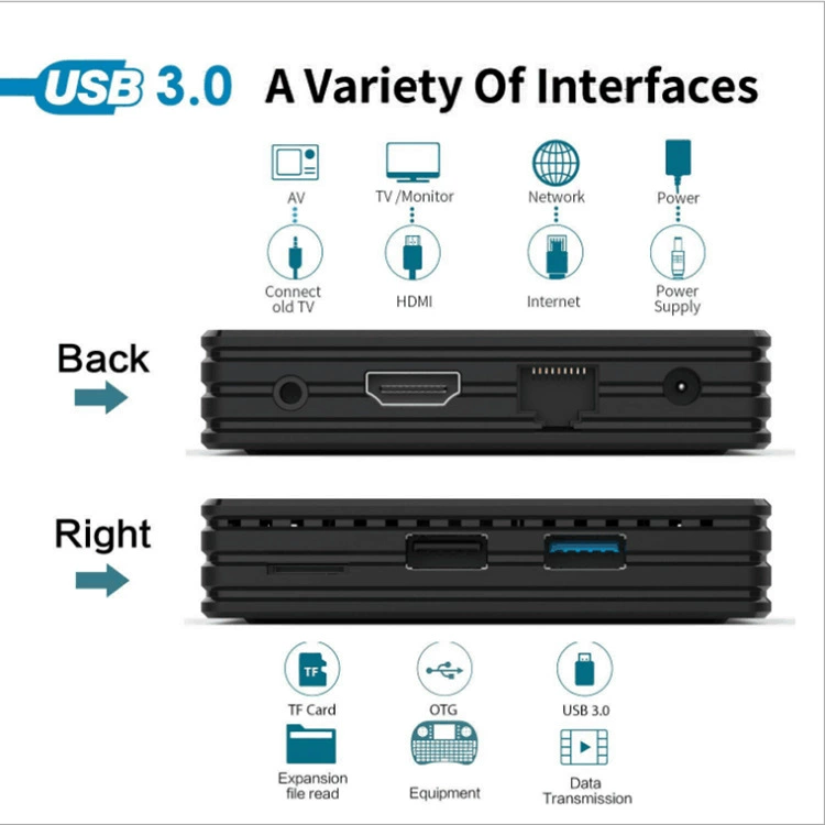 HK1 Super set -top box Android network player RK3318 Android 10.0 4G+64G+BT+dual frequency