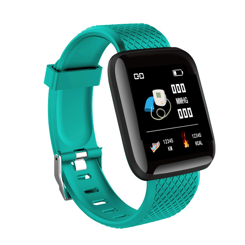 116plus Smart bracelet Color Screen D13 Heart rate and blood pressure detection message reminder Bluetooth cross-border wholesale foreign trade undefined