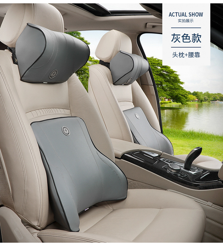 Car headrest waist support car memory foam neck pillow car pillow pillow back cushion waist support car supplies