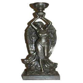 定制欧式天使女孩雕塑复古树脂工艺品雕像摆件创意人物艺术装饰品