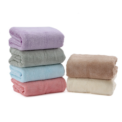 Gift Infants Bath towel high-grade thickening Superfine fibre Bath towel household have more cash than can be accounted for blue take a shower towel Direct selling