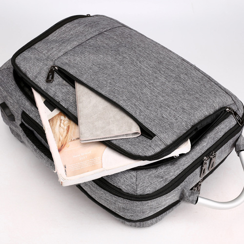 Cross-border casual backpack for men, fashionable computer backpack, USB charging, business bag, student simple school bag