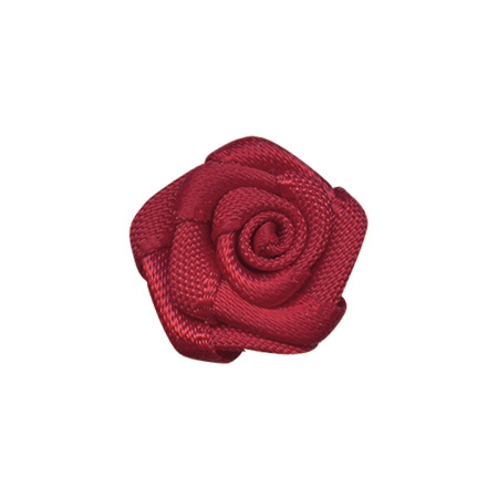 Yao Ming cinta tocado Decoración Ropa Rosa pequeña flor hecha a mano DIY de tres puntos de cinco ángulos cinta de poliéster Rosa pequeña flor