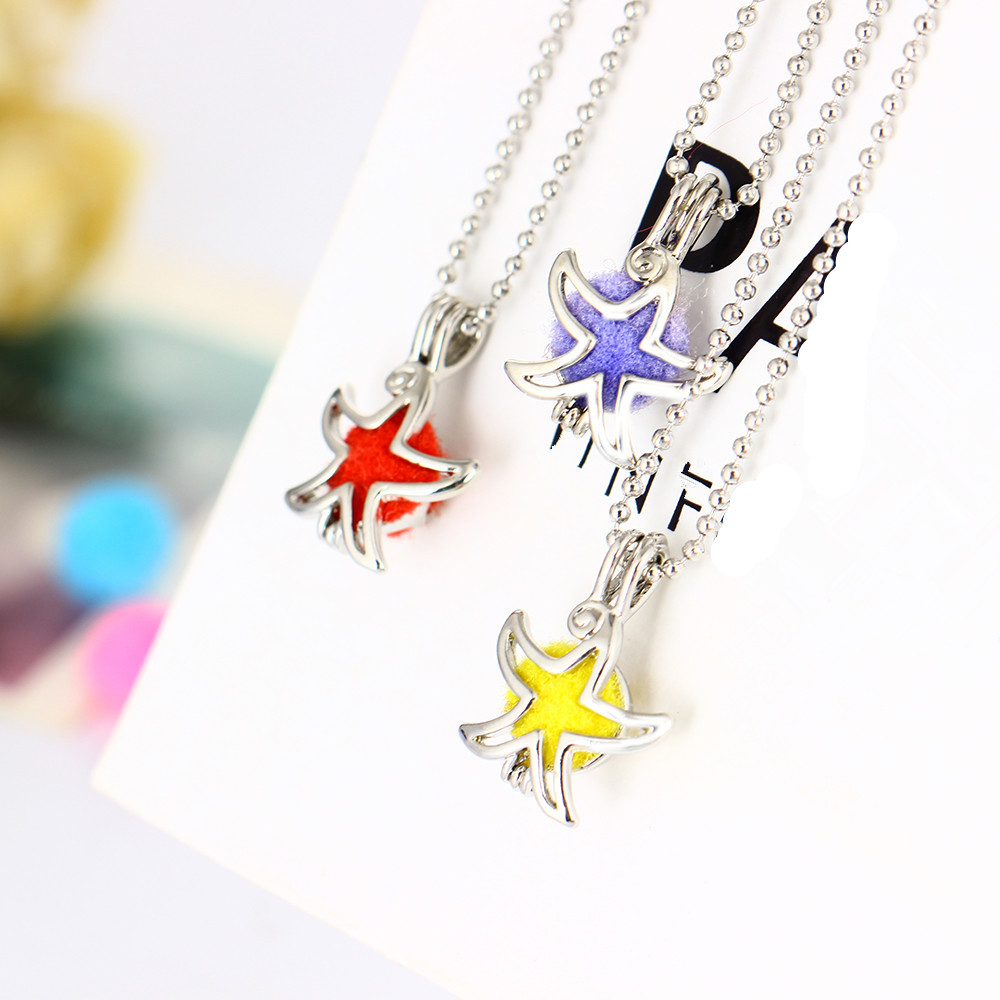Hot-selling aromatherapy can open  fashion necklace wholesale