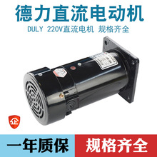 芜湖德力DULY立卧式300W 永磁直流电机ZYT22-22018制袋机马达220V