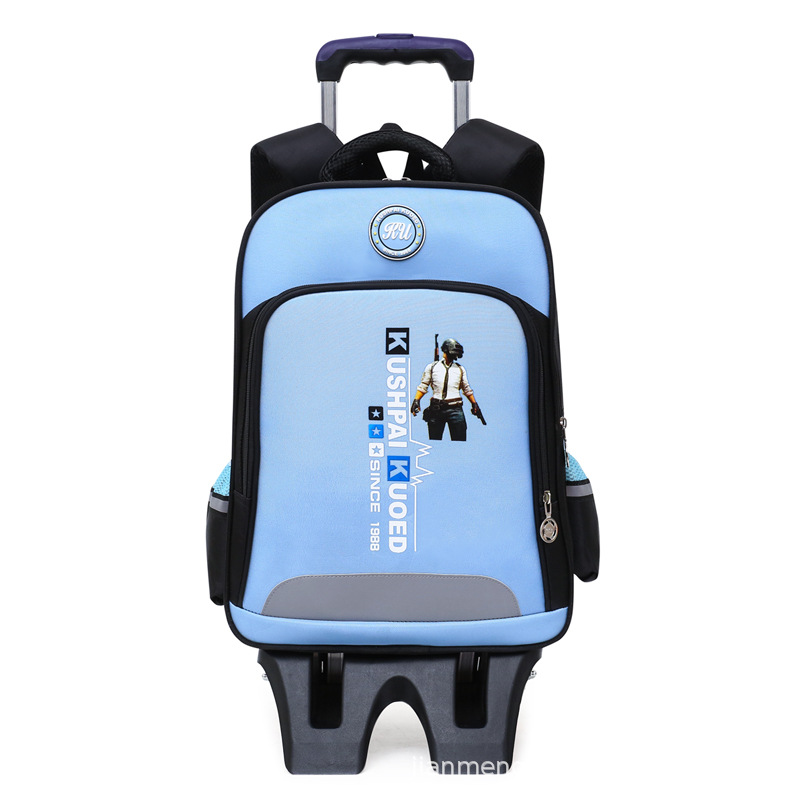 New products list Korean Edition comic Trolley bags men and women pupil Three stairs Burden reduction 36 grade knapsack