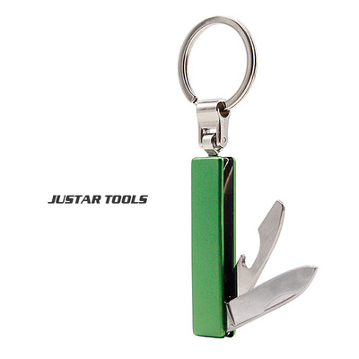 Portable multi-function Key buckle originality gift pocket knife outdoors fold tool Take it with you Bottle opener Mini pocket knife