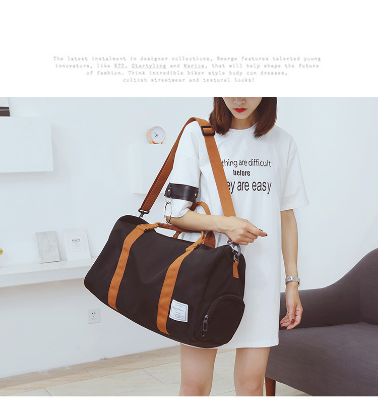 Unisex Basic Classic Style Solid Color Oxford Cloth Travel Bags display picture 42