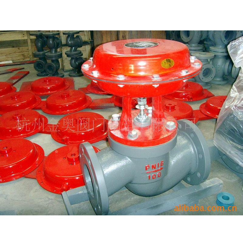 供应 杭州金奥zdlm不锈钢气动切断阀 ZMBQ气体液体法兰调节阀