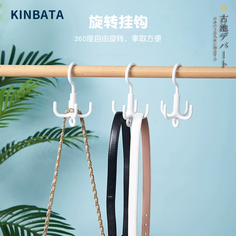 Ключодержа́тель для сумок KINBATA 360° вращающийся крючок, крючок для сумки, женский крючок для сумки, крючок для портфеля, можно складывать и использовать вместе