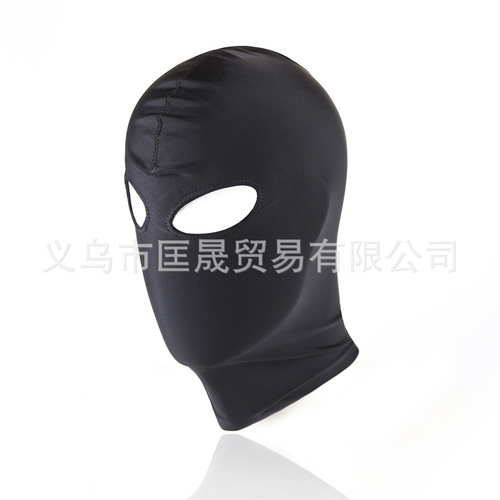 Simulated eye-opening play stretch cloth headgear alternative sm adult sex toys breathable mask eye mask toy