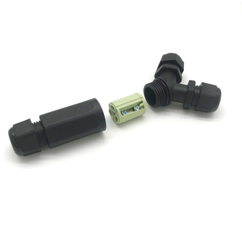 Y型防水连接器 灯具三通户外防水接头三芯电缆塑料IP68三通接头