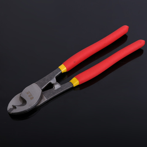 Wholesale 6 inch cable pliers, high carbon steel flat nose 8 inch cable cutters, plastic handle stripping cutters, wire cutters