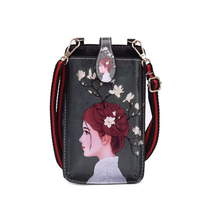 Printed Cartoon Mobile Phone Bag