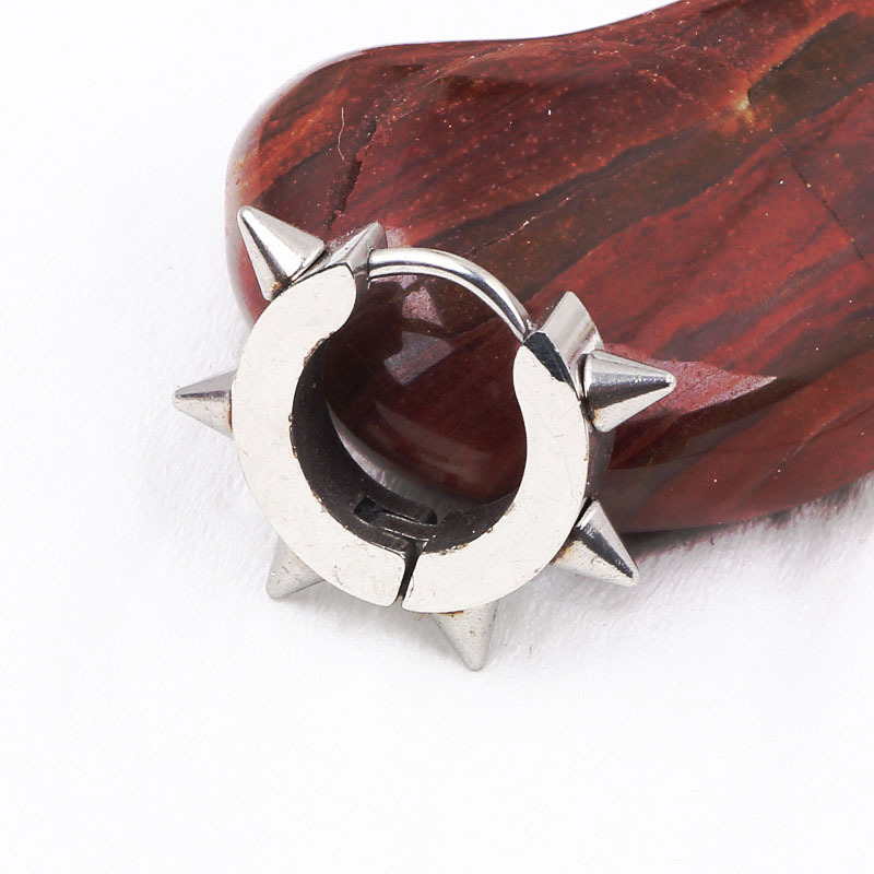 Labret piercing jewelry detail image